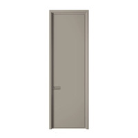Portes intérieures modernes en polymère, résistantes à l'humidité et insonorisées, finition soignée, vente en gros, portes de chambre personnalisées pour villa