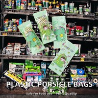 Sac OPP en plastique stocké Emballage de qualité alimentaire pour barre de chocolat Lolly Popsicle Ice Cream Pizza