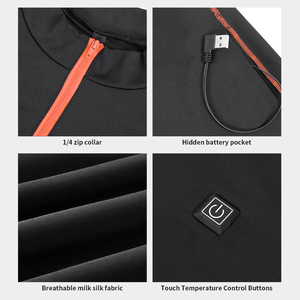 OEM di alta qualità inverno caldo e morbido confortevole caldo caldo manica lunga biancheria <span class=keywords><strong>intima</strong></span> termica strato di Base riscaldata per gli uomini - Product Image 5