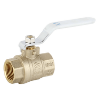 Vanne à boisseau sphérique en laiton sans plomb filetée NPT certifiée FM, 1/4 pouce, pour eau, vente en gros d'usine, personnalisable OEM, pour plomberie et incendie