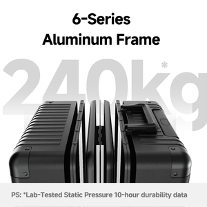 <span class=keywords><strong>Valise</strong></span> de voyage en aluminium PC, 20 pouces, bagage à main avec roulettes pivotantes, légère, durable, en polycarbonate, sans fermeture éclair - Product Image 3