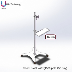 LJ-42 tất cả-trong-một công nghiệp hợp kim nhôm máy tính hỗ trợ khung tầng loại loạt hiển thị khung 90 độ nghiêng thiết bị mới - Product Image 2