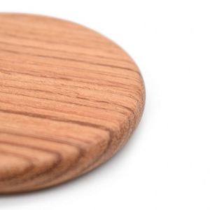 Magnetic Custom Beer Bottle Opener Round Red Pearwood Magnetic Fridge Magnet Bottle Opener - Product Image 5