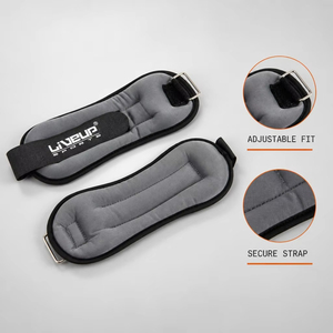 <span class=keywords><strong>LIVEUP</strong></span> - Juego de Pesas Ajustables de 0.5 kg para Ejercicio Físico con Correas y Pesas de Hierro de 1 kg para Muñecas y Tobillos - Product Image 3