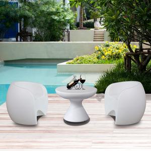 Vente <span class=keywords><strong>en</strong></span> gros de meubles à LED pour l'extérieur table courte de patio <span class=keywords><strong>en</strong></span> plastique <span class=keywords><strong>pot</strong></span> de fruits tables à manger bar verre étanche table naine portable - Product Image 3