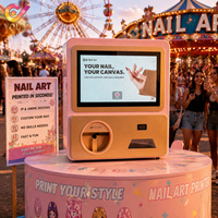 Imprimante numérique intelligente légère pour ongles, alimentée par l'IA, machine d'impression 3D personnalisée pour l'art des ongles, idéale pour les chaînes de magasins et les salles d'exposition