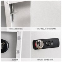 Série d'armoires casier modulaires en acier UTOP, directement de l'usine, 4/6/8 portes, taille personnalisée, en acier laminé à froid, serrures à combinaison sans clé 3-5