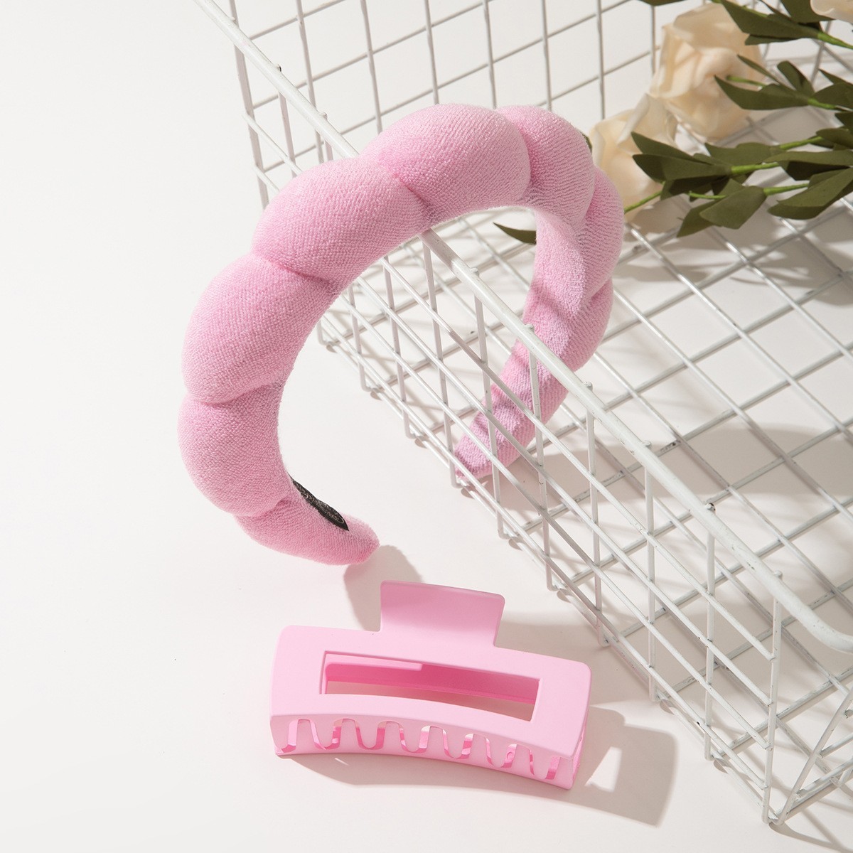 Bandeau nuage rose