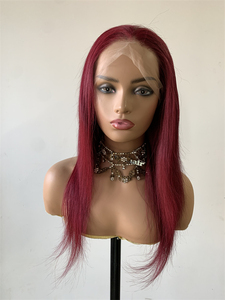 DX290 cheveux vierges brésiliens perruques de dentelle complète bonnet ventilé longue perruque de cheveux humains brun <span class=keywords><strong>col</strong></span>. Livraison gratuite et prêt à être expédié - Product Image 5