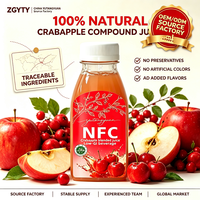 NFC Crabapple Ananas Sinaasappel Mango Gemengd Fruitpuree 230ml 8 Flessen Doos Suiker Vrij Halal Natuurlijke Smaak Versgeperst 100%