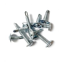 Vis autoperceuses en acier inoxydable 410, tête fraisée/Phillips/hexagonale, zinguées, DIN 7504, pour fixation multicouche