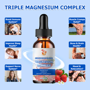 Premium High Mood Balance Support Nerve System Magnesium Complex <b>Liquid</b> Drops with L-Theanine and Potassium - Product Image 5