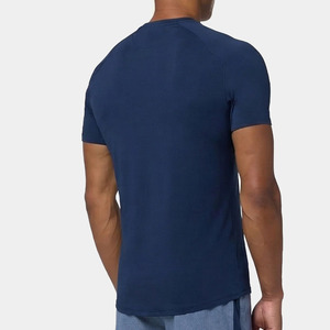 Camiseta de Gimnasio para Hombre con Logotipo Personalizado, Corte Ajustado, Nuevo Diseño, Ropa Deportiva, Tela Personalizada, Manga Corta, Venta al Por Mayor, Ropa Personalizada, Camiseta para Hombre - Product Image 3