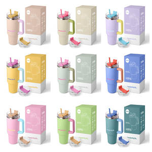 Gobelet à Double Paroi en Acier Inoxydable avec Poignée, Tasse pour Sublimation pour Boissons Chaudes et Froides, Anse pour Gobelet de 40 oz - Product Image 4