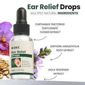 Gotas para aliviar los oídos Fórmula suave No irritante Fácil de usar Aceite Gotas para el dolor de oídos Calmante reconfortante para los oídos Alivio OEM Cera para los oídos - Product Image 5