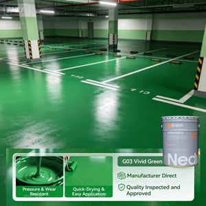 Revêtement de sol époxy extérieur résistant aux UV, imperméable, antidérapant et robuste pour cour d'usine, plateforme de chargement extérieure - Product Image 5