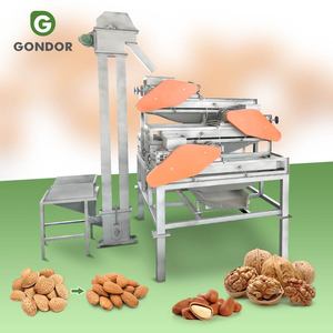 Máquina desgranadora de almendras, descascaradora de almendras, trituradora sencilla de almendras, línea de descascarado de avellanas para uso industrial. - Product Image 1