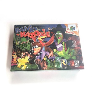 Top Quality Banjo Kazooie Box Thick Cardboard with Tray <b>Game</b> Cartridge Replacement Box for N64 - Product Image 2