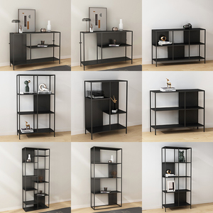 Consolle Moderna Semplice in Metallo, Tavolo da <span class=keywords><strong>Ingresso</strong></span>, Scaffale Angolare, Libreria, Arredamento Soggiorno - Product Image 4