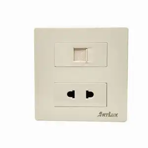 Manufacturer supplier 2023 new two-hole telephone socket high-voltage general purpose light push button switches