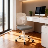 Fauteuil de bureau ergonomique haut de gamme contemporain et moderne en cuir PU et tissu chromé, pivotant, réglable en hauteur, pour la maison et le bureau