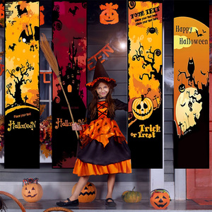 ผ้าพื้นหลังฮาโลวีนอุปกรณ์ตกแต่งบรรยากาศปาร์ตี้ฮาโลวีนรูปภาพใหม่ในวันหยุด - Product Image 1