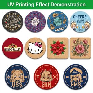 Posavasos de Corcho Ecológicos Personalizados de 3 mm, Absorbentes, Antideslizantes, Cuadrados, Impresos, para Bares, Restaurantes, Cafeterías, Regalos Promocionales - Product Image 4