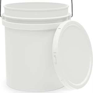 Secchio per Alimenti <span class=keywords><strong>da</strong></span> 5 Galloni Senza BPA, 90mil, Resistente, con Manici in Metallo e Coperchio, Prodotto <span class=keywords><strong>da</strong></span> SDPAC Factory Containers - Product Image 1