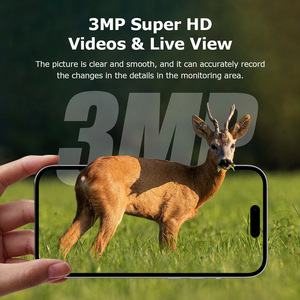 Caméra de chasse solaire 4G Shiwojia, vision nocturne 1080P, étanche IP65, détection de la faune, caméra extérieure - Product Image 3