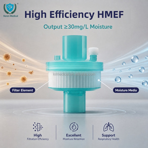 Filtre HME jetable pour <span class=keywords><strong>nez</strong></span> <span class=keywords><strong>artificiel</strong></span> adulte/pédiatrique/nouveau-né, filtre d'échange de chaleur et d'humidité HMEF - Product Image 3