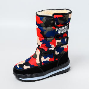 Bottes <span class=keywords><strong>de</strong></span> neige imperméables avec impression, chaussures unisexes d'extérieur chaudes pour l'hiver et la <span class=keywords><strong>pluie</strong></span>, vente en gros - Product Image 4