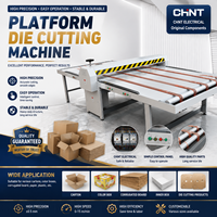Machine de traitement du papier pour boîtes ondulées à double plateforme semi-automatique haute vitesse MQJ1800, 15 m/min