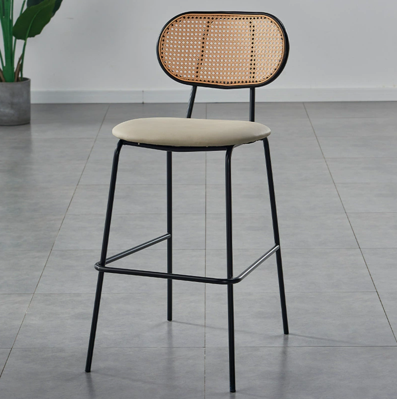 Modern Indoor Kitchen Solid Rattan Bar