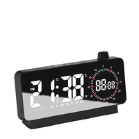 Moderner digitaler Wecker mit Kalendern und USB-LED-Doppelalarm für Gästezimmer, Heimdekoration, Küche