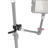 WEsport penjepit Super jepit kepiting alat 1/4 "atau 3/8" Studio multifungsi klip kamera untuk lampu kilat Tripod Monopod
