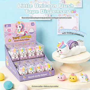 <span class=keywords><strong>Dispensador</strong></span> <span class=keywords><strong>de</strong></span> cinta adhesiva <span class=keywords><strong>de</strong></span> peluche con diseño <span class=keywords><strong>de</strong></span> unicornio pequeño - Cortador <span class=keywords><strong>de</strong></span> cinta <span class=keywords><strong>de</strong></span> dibujos animados <span class=keywords><strong>Kawaii</strong></span>, artículos <span class=keywords><strong>de</strong></span> papelería portátiles para la escuela y la oficina - Product Image 1