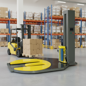 Máquina Envolvedora de Palés de Diseño Moderno, Paletizadora Precisa y Fácil de Operar, Ahorra un 50% en Film Estirable - Product Image 1