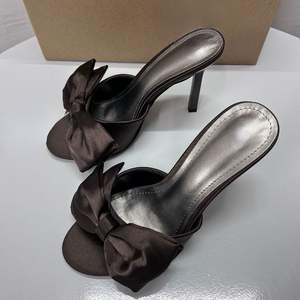 Chaussures Pour Femmes En Gros Chaussure <span class=keywords><strong>Talon</strong></span> Bow <span class=keywords><strong>Mules</strong></span> Chaussures Talons de qualité pour femmes 2025 - Product Image 5