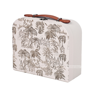 Boîte cadeau de luxe pour jouets <span class=keywords><strong>d</strong></span>'enfants fabriquée à Dongguan, recyclable, en forme de mini-valise avec poignée personnalisée - Product Image 1
