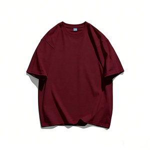 เสื้อยืดผู้ชายแบบสั่งทำพิเศษ OEM ผ้าฝ้ายถัก 100% ทรงโอเวอร์ไซส์ เนื้อผ้าหนา แขนสั้น ระบายอากาศได้ดี ลายวินเทจ เป็นมิตรกับสิ่งแวดล้อม สไตล์ลำลอง - Product Image 2