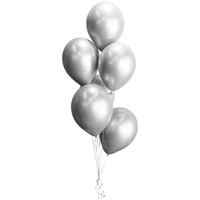 Ballons en latex épais de 12 pouces, 2,8 g, rouge chrome métallisé, très demandés, pour décorations de fêtes d'anniversaire et de mariage