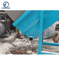 Máquina Automática Horserider para Reciclaje de Plástico de Desecho, 1000 kg/h, con Motor y Control PLC, para Extracción de Agua y Apertura de Pacas de PP