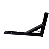 Support mural triangulaire pliable pour étagères, tables murales, établis et rangements de garage