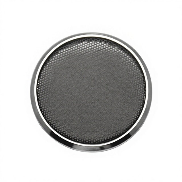 2-Inch ABS & Cold-Rolled Steel Car Speaker Grille with Tweeter Voice Coil and Nickel-Plated Design