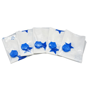 Transparent Square Folding Organizer Bag for Bedding &amp; Clothing Space-Saving Vacuum Storage Compressed Seal Organizing Cramming - Product Image 1