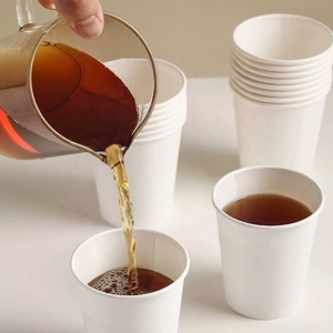 Gobelets à café jetables biodégradables de haute qualité, personnalisables, épais, pour eau, jus, thé, pour la restauration - Product Image 1