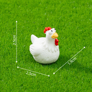 Offre Spéciale : Adorable Figurine <span class=keywords><strong>de</strong></span> Poulet <span class=keywords><strong>en</strong></span> Résine, Miniature pour Micro-Paysage, <span class=keywords><strong>Jardin</strong></span>, Maison <span class=keywords><strong>de</strong></span> Poupées, Décoration <span class=keywords><strong>de</strong></span> Bureau - Product Image 6