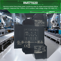 Relais de surveillance de tension triphasé Harmony 3 phases Schneider New Original 5A 2CO 183-484V AC RM17TG20 pour système de contrôle industriel