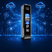 Máquina de Control de Acceso Vehicular para Estacionamiento con ALPR, Pantalla LED de 304x304mm, Luz Estroboscópica Automática, Detección de Video por Bucle Terrestre