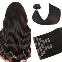Extensions de cheveux à clipser de 24 pouces, 6 pièces, 140g, postiche synthétique épais pour tête entière, résistant à la chaleur, ondulations naturelles, pour femmes, vente en gros